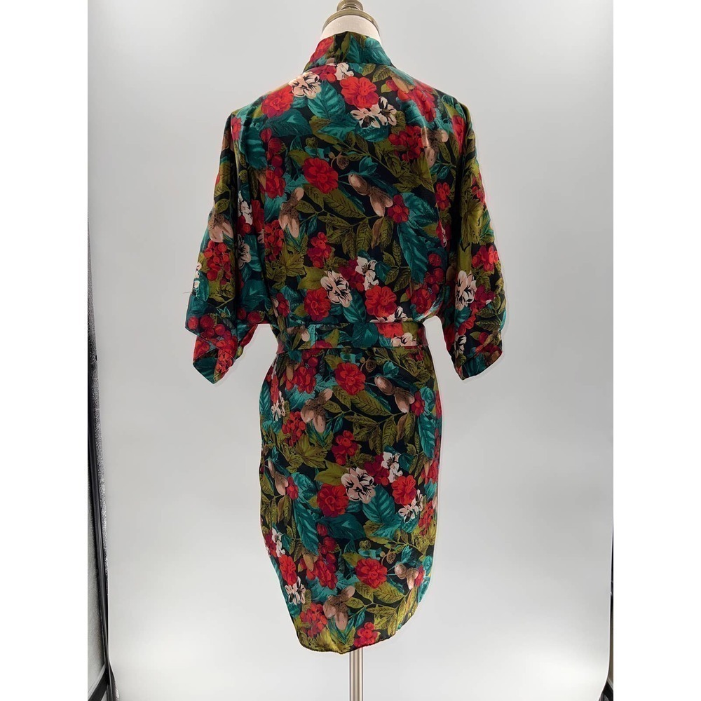 Floral Women's Robe - Multicolor - Picture 7 of 16